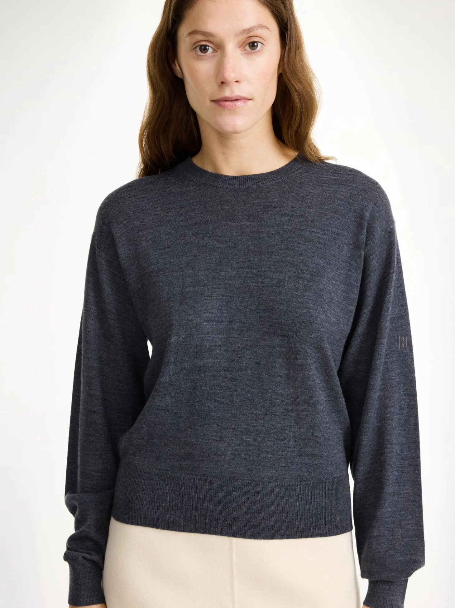 By Malene Birger Mantea Pullover aus Merinowolle^ Strickmode