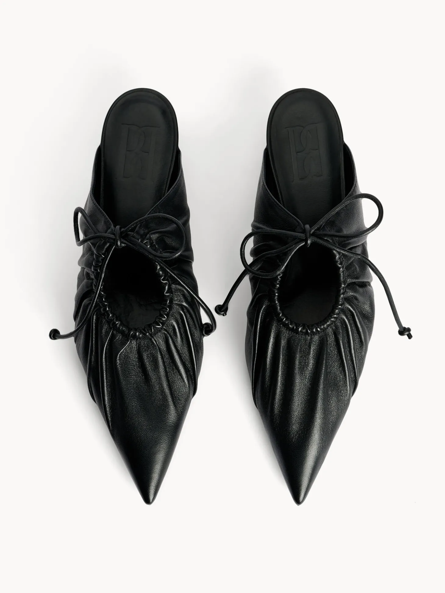 By Malene Birger Masey Mules aus Leder^ Schuhe