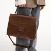 By Malene Birger Ronlas Schultertasche aus Leder^ Taschen
