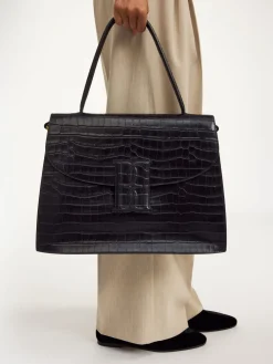 By Malene Birger Ronlas Schultertasche aus Leder^ Taschen