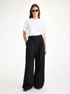 By Malene Birger Taal High-Waist B&uuml;gelfaltenhose^ Hosen